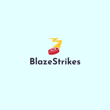 Hockey Sports Logo - Edit Online & Download