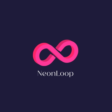 Neon 3D Logo - Edit Online & Download