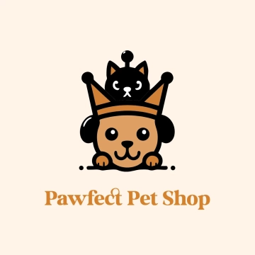 Free Pet Store Cartoon Logo to Edit Online