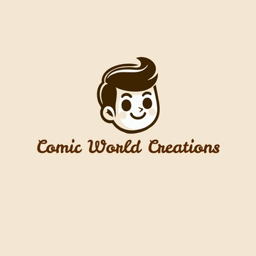 Comic Style Cartoon Logo - Edit Online & Download