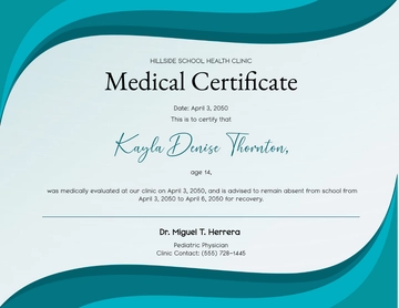 Creative School Doctor Certificate Template - Edit Online & Download