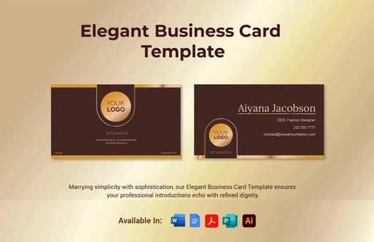 Elegant Business Card Template