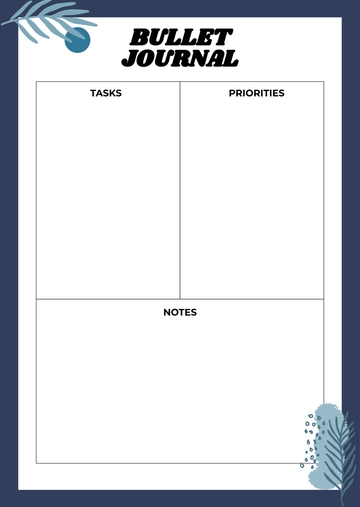 Bullet Journal Sticker Template - Download | Template.net
