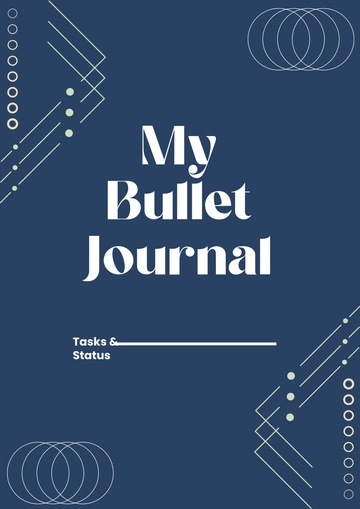 Bullet Journal Cover Page Template - Download | Template.net