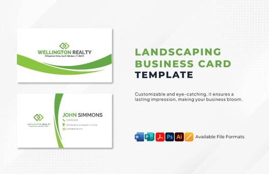 Landscaping Business Card Template