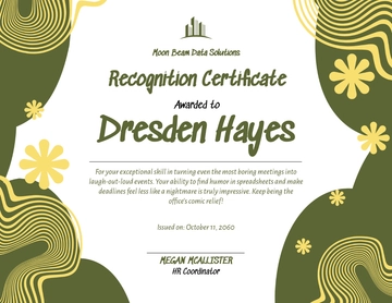 Funny Recognition Certificate Template - Edit Online & Download
