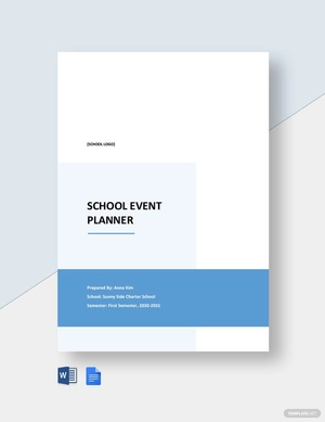 School Event Planner Template