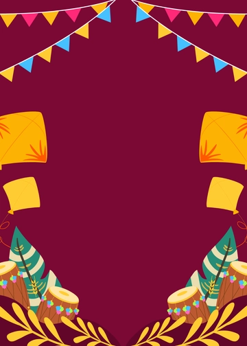 Lohri Festival Invitation Background Template - Edit Online & Download