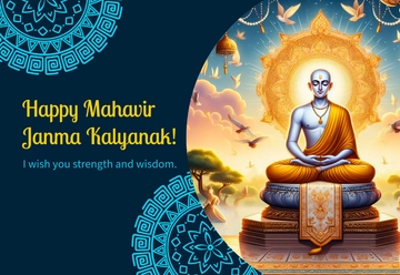 Free Mahavir Janma Kalyanak Template - Edit Online & Download to Edit Online