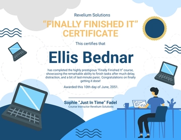 Funny Certificate of Completion Template - Edit Online & Download