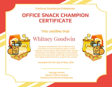 Professional Funny Award Certificate Template - Edit Online & Download