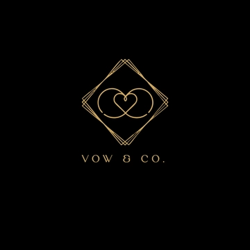Modern Wedding Logo - Edit Online & Download