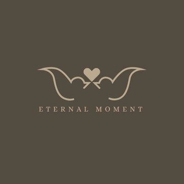 Minimalist Wedding Logo - Edit Online & Download