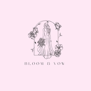 Floral Wedding Logo - Edit Online & Download