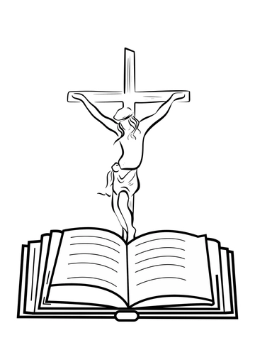 Good Friday Bible Drawing Template - Edit Online & Download