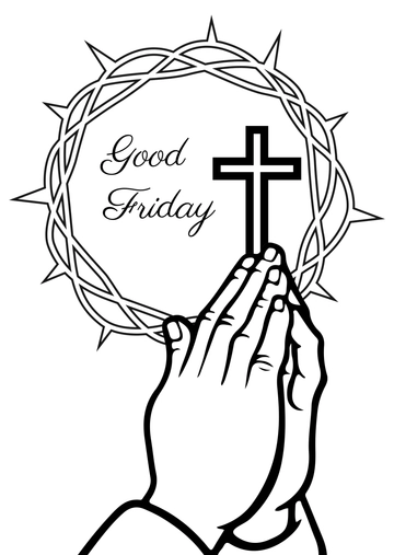 Good Friday Worship Drawing Template - Edit Online & Download