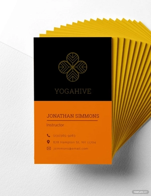 Transparent Business Card Template
