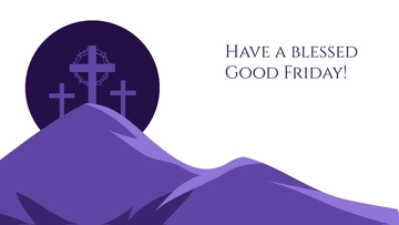 Free Transparent Good Friday Template to Edit Online