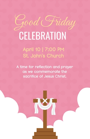 Free Good Friday Celebration Template to Edit Online