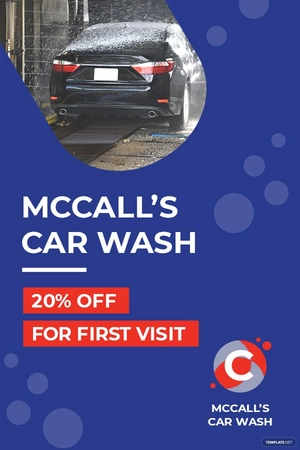 Car Wash Pinterest Pin Template