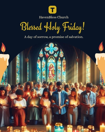 Free Holy Friday Template to Edit Online