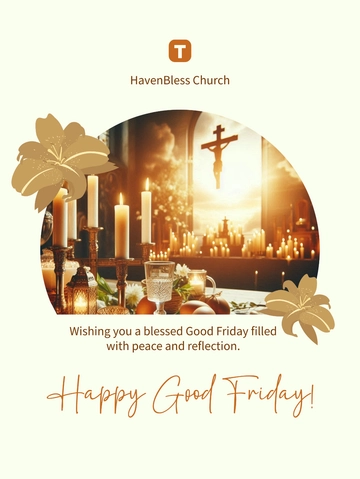Free Happy Good Friday Template to Edit Online