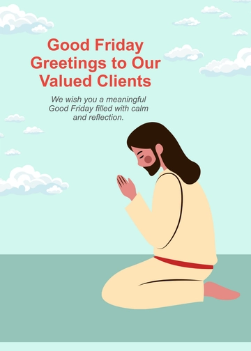 Free Good Friday Wishes for Clients Template to Edit Online