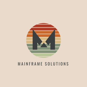 Free Retro Circular Logo to Edit Online