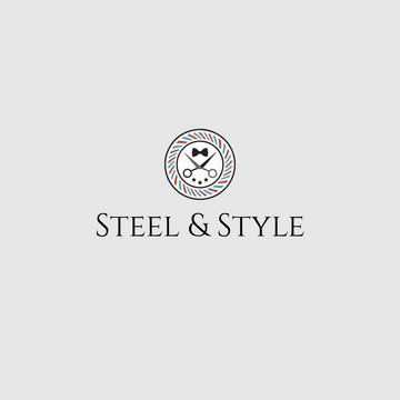 Free Barbershop Circular Logo to Edit Online