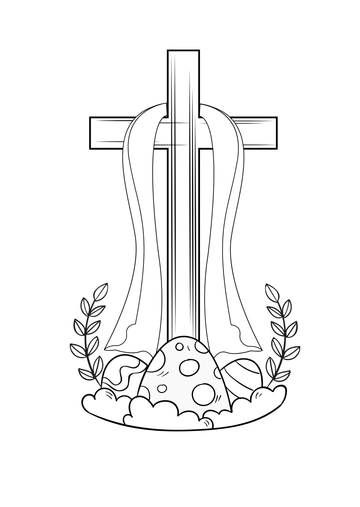 Free Simple Easter Drawing Project Template to Edit Online