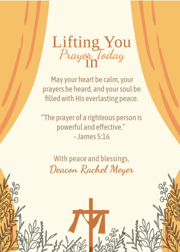 Free Aesthetic Good Friday Prayer Wishes Template to Edit Online