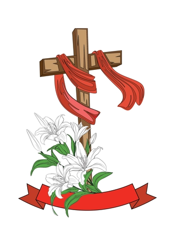 Free Red Easter Art Drawing Template to Edit Online