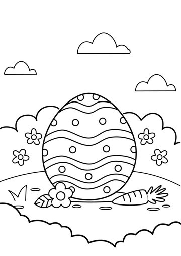 Free Easter Drawing Pages Template to Edit Online