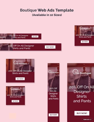 Boutique Web Ads Template