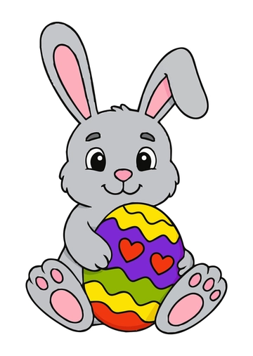 Free Colorful Easter Poster Drawing Template to Edit Online