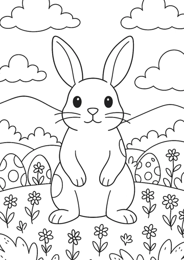 Free Easter Drawing for Adults Template to Edit Online