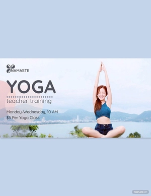 Yoga Instructor Facebook Post Template