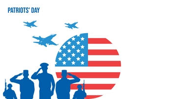 Free Transparent Patriots' Day Template to Edit Online