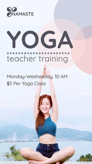 Yoga Instructor Instagram Story Template