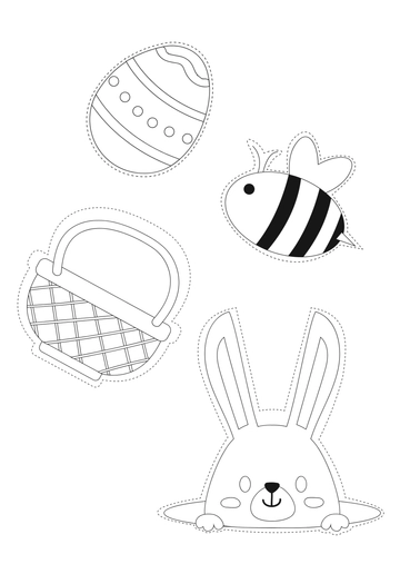 Free Professional Easter Crafty Drawing Template to Edit Online
