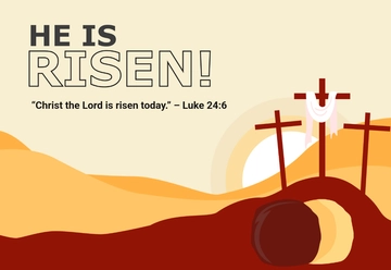 Free Easter Bible Verses Card Template to Edit Online