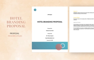 Hotel Branding Proposal Template