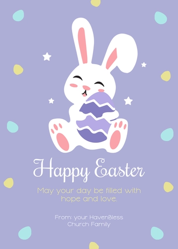 Free Happy Easter Template to Edit Online