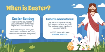 Free When is Easter? Template to Edit Online