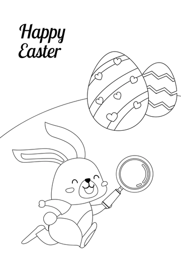 Free Easter Drawing Sheet Template to Edit Online