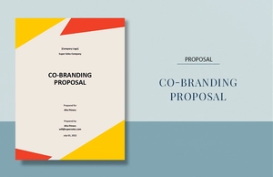 Co-Branding Proposal Template