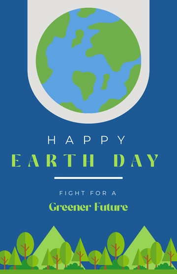 Free Earth Day Environmental Poster Template to Edit Online