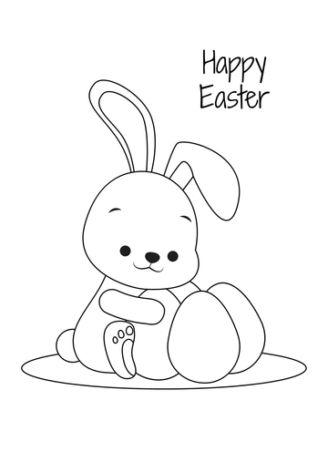 Free Blank Easter Sunday Drawing Template to Edit Online