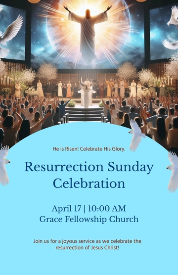Free Resurrection Sunday Template to Edit Online