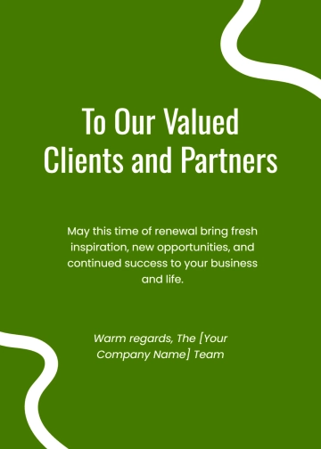 Free Easter Business Wishes Template to Edit Online